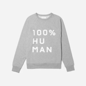 Everlane The Human crew neck pullover sweatshirt size XXS NEW